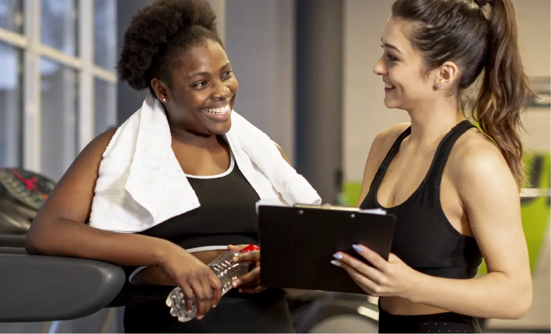 Coaching included with Ladies First weight care